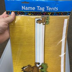 Classroom name Tag Tents