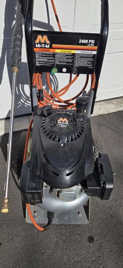 Mi-T'M 2400 PSI pressure washer.