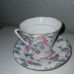 19 Piece Royal Grafton Tea Cups And Saucers Set 
