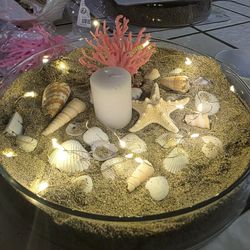 SEA CENTERPIECES WITH LIGHTS