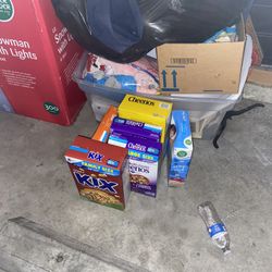 Cereals for sale two dollars a box