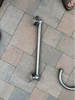 Bathroom Grab Bar – Brushed Nickel – Heavy Duty
