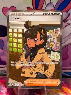 Emma Supporter Trainer Card #107 Mega Evolutions Chaos Rising