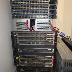 COMPLETE CISCO ENTERPRISE NETWORK & UPS LOT - $599