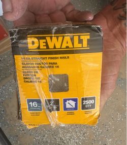 DeWalt Nails, and door hinges brand new