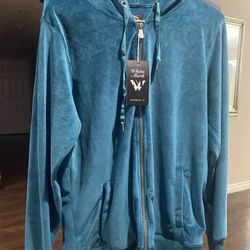 White Mark Women’s Velour Track Suit Size Large