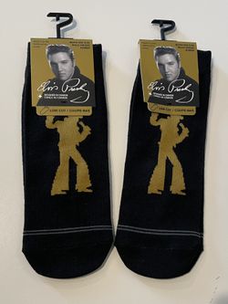 Elvis Presley Socks Rockabilly Psychobilly Adult Size NEW!!