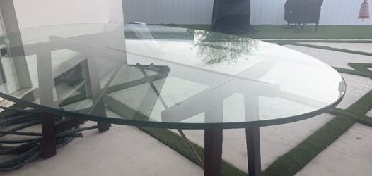 Thick Oval Glass