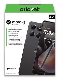 Motorola moto g stylus 2026 128GB, 8GB RAM (Prepaid) Cricket Wireless
