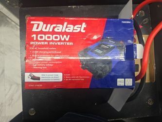 1000 w power inverter. Duralast