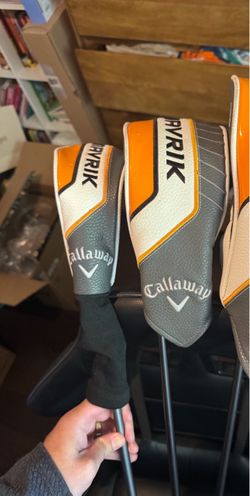 Left Handed Callaway Mavrik 3 Wood Max and 3 Hybrid Golf clubs Set