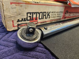 Vintage Craftsman DigiTork 1/2" Drive Torque Wrench (Model 944478) with Original Box