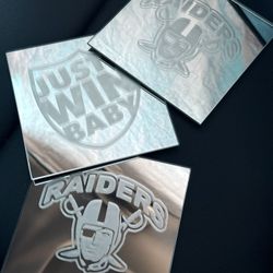 Raiders Coasters Etching 