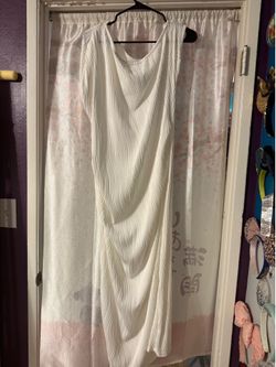 White off the shoulder dress