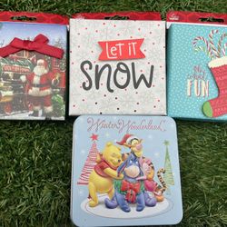 CHRISTMAS GIFT HOLDERS-NEW/LOT