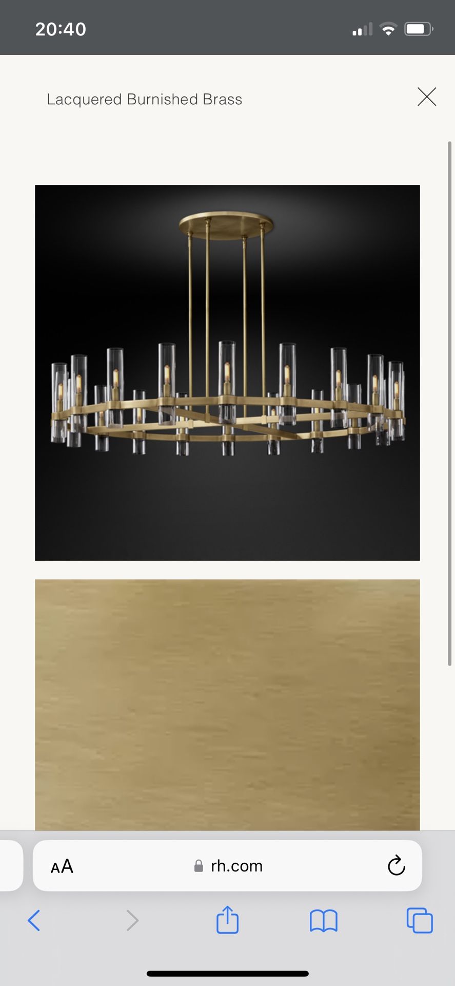 RAVELLE ROUND CHANDELIER 60" RH Restoration Hardware