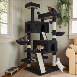 Smoky Gray Cat Tree