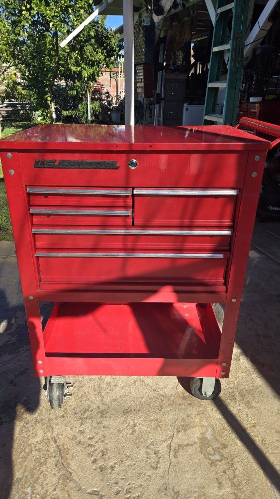 US GENERAL TOOL BOX 5 DRAWERS 2 KEKS