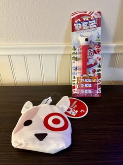 Target Bullseye Pez Dispenser And Target Tote