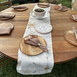 Round Dinning Table W/ 5 Chairs