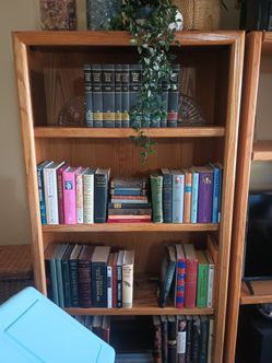 Solid Oak Bookcase