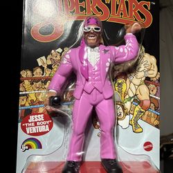 WWE LJN Superstars Series 2 JESSE THE BODY VENTURA Retro Black Mattel 2026 🔥
