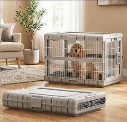 ZOMISIA Collapsible Dog Crate

27.95 x 18.9 x 21.65 in       #1414