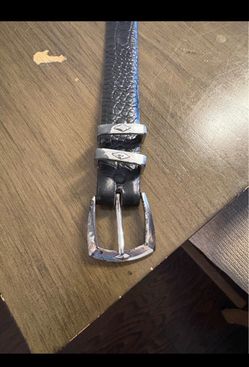 Genuine Italian calfskin belt