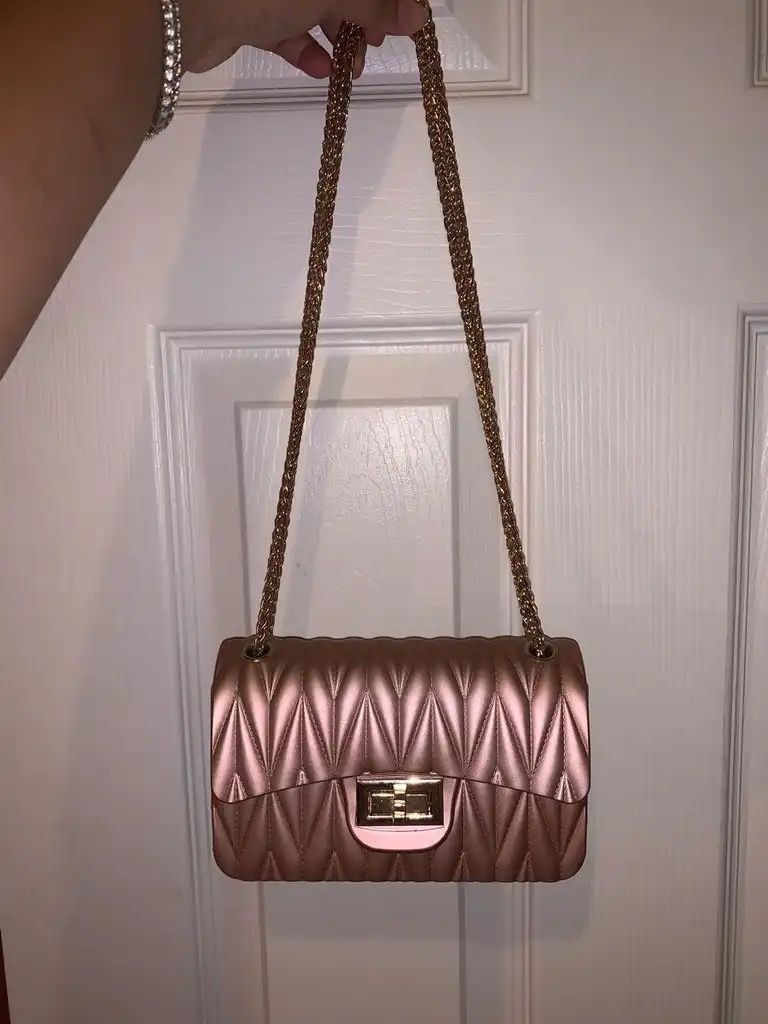 Rose Gold Cross Body Bag