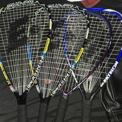 Racquets Set Of 4 EFORCE and Ektelon 