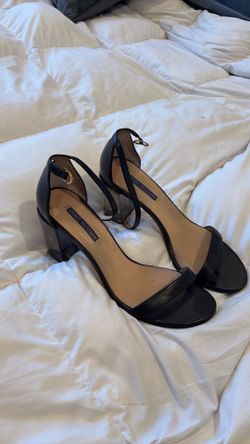 10-lucite block heel Stuart Weitzman