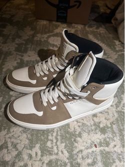 Guess white shoes 10 1/2
