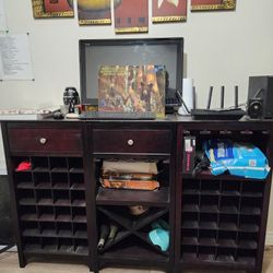 Winsome Ancona X Shelf Modular Wine Cabinet Set