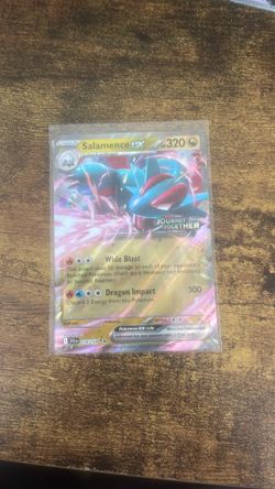 Pokemon card: Salamence ex scarlet violet Journey Together 114/159
