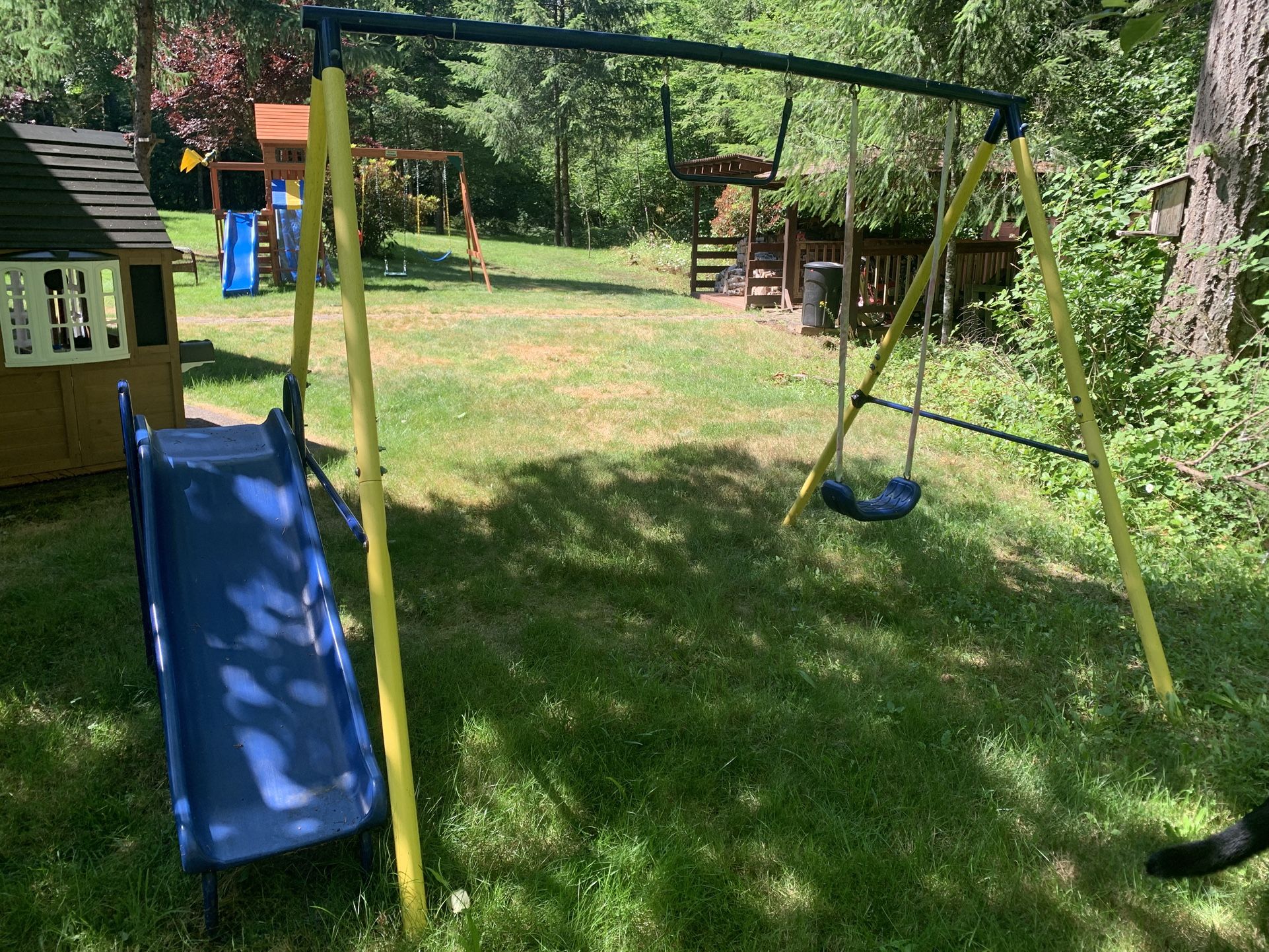Swing Set And Slide