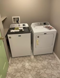 One year old washer and dryer