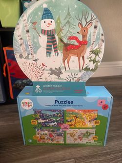 Kids Puzzles – 5 Puzzles, Ages 6+