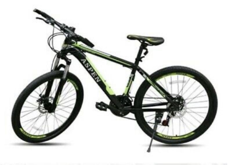 Black and Green 26" Aspen MOUNTAIN BIKE 21S New in the Box