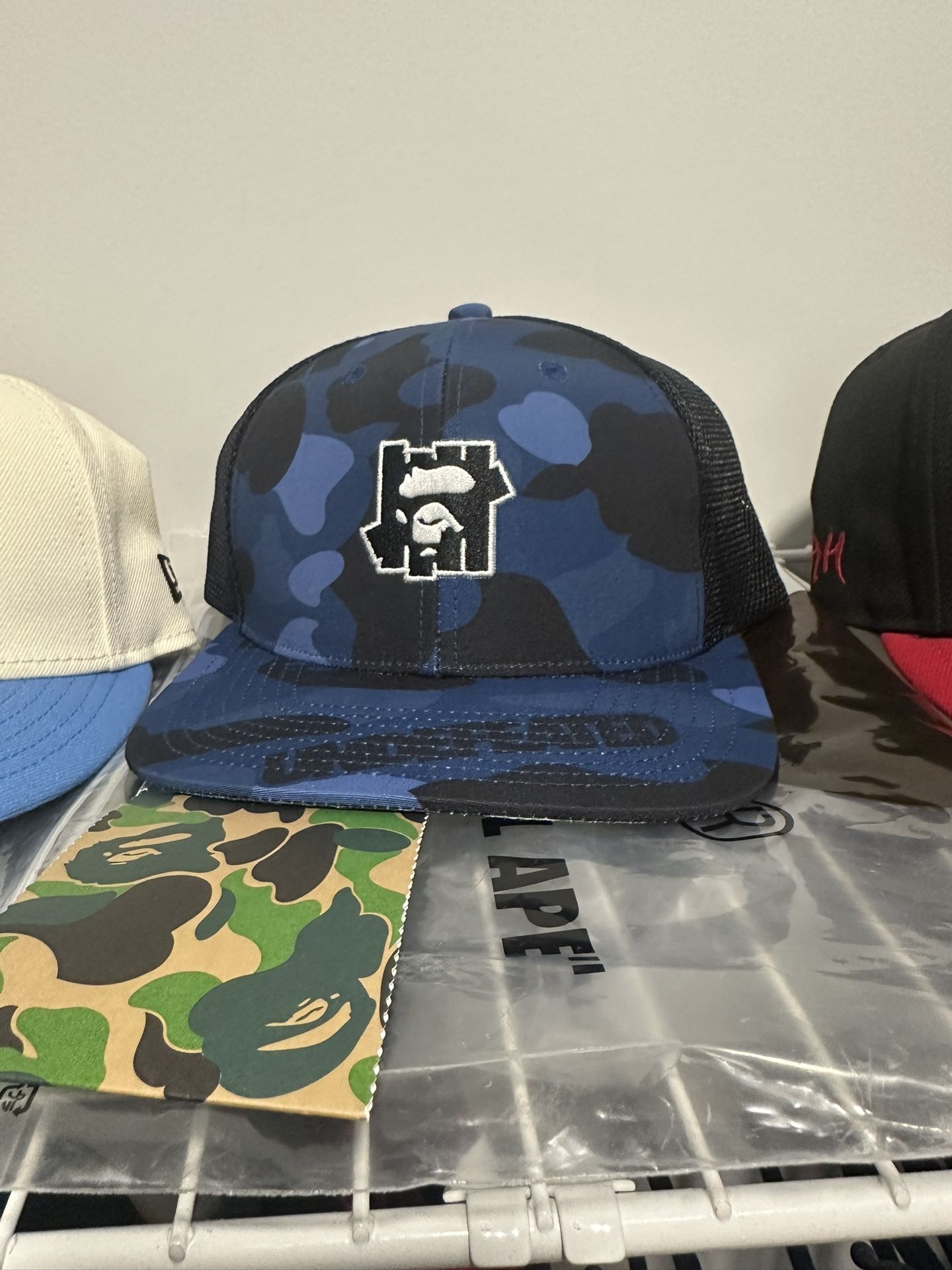 Bape X Undefeated Trucker SnapBack