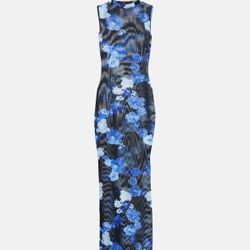 Coperni Blue Flower Maxi Dress
