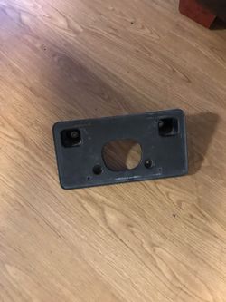 Acura MDX front licensed plate bracket