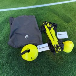 Glance Agility Training Set - Speed Ladder & Disc Cones with Bag