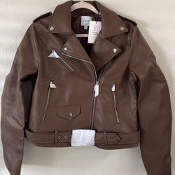 Brown Leather Jacket 