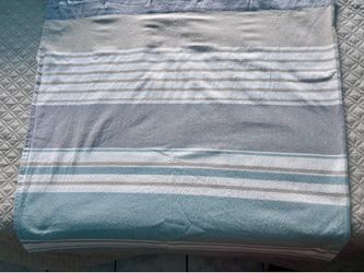 Striped Shower Curtain 100% Cotton