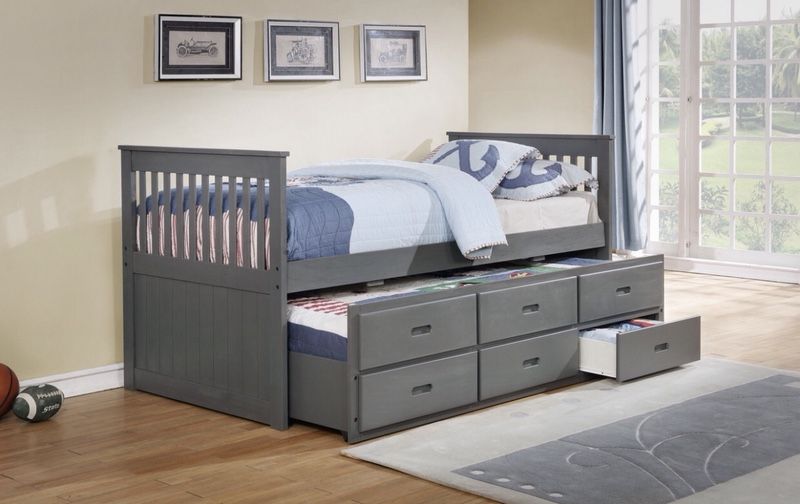 Twin trundle frame only