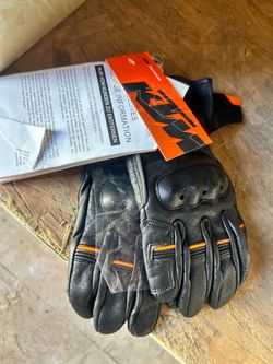 Ktm motorcycle gloves new  L10