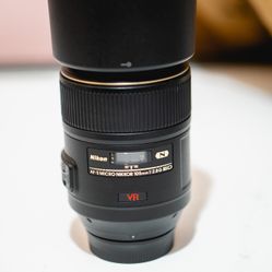 (Nikon Mount) Nikkor 105mm 1:2.8G AF-S Micro  ED - $600