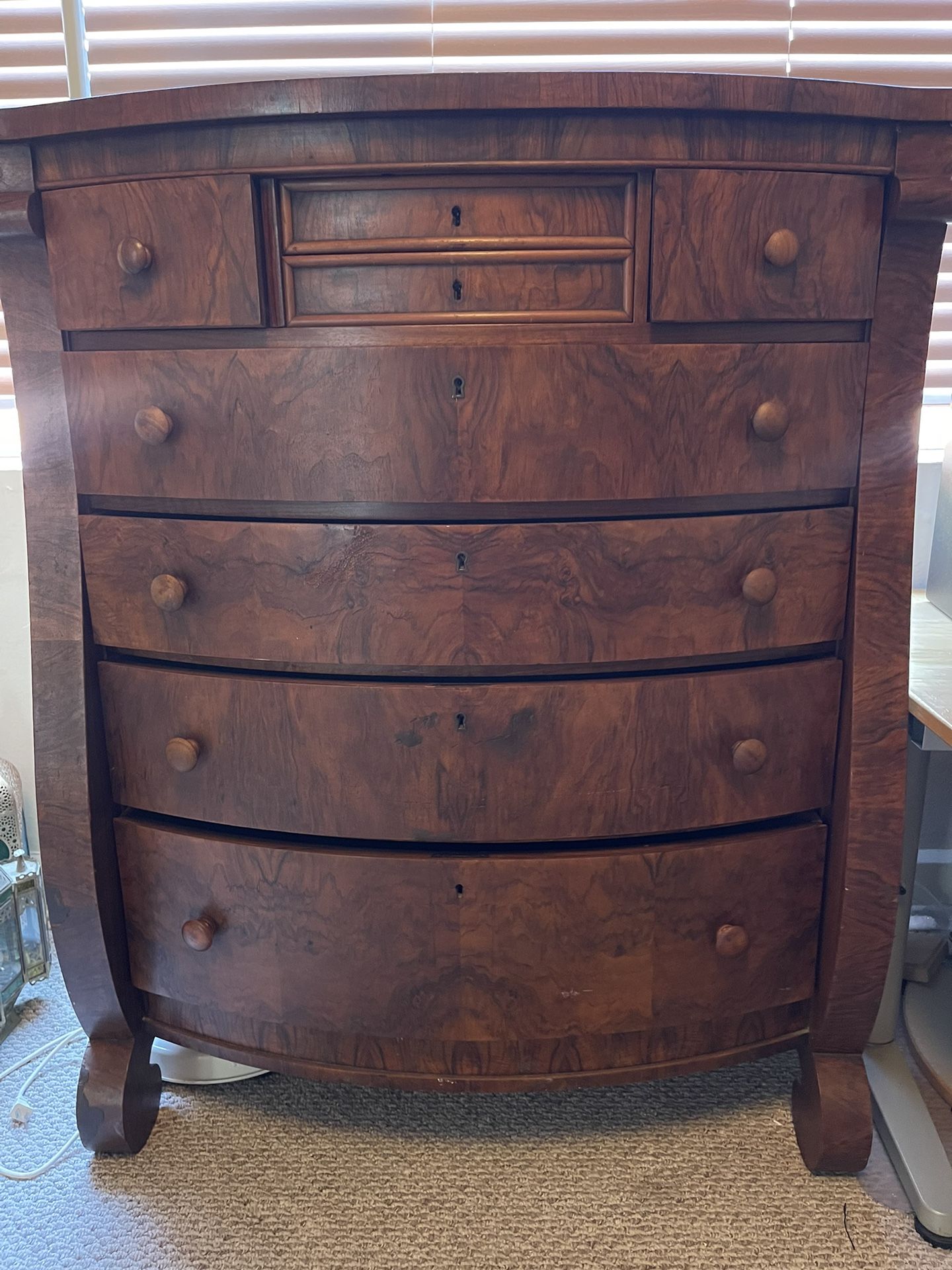 Vintage Sligh Furniture Grand Rapids Antique Dresser Chest