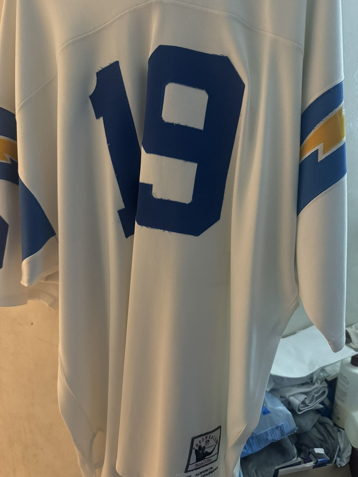 Throwback Authentic Lance Alworth San Diego Chargers Jersey 1968