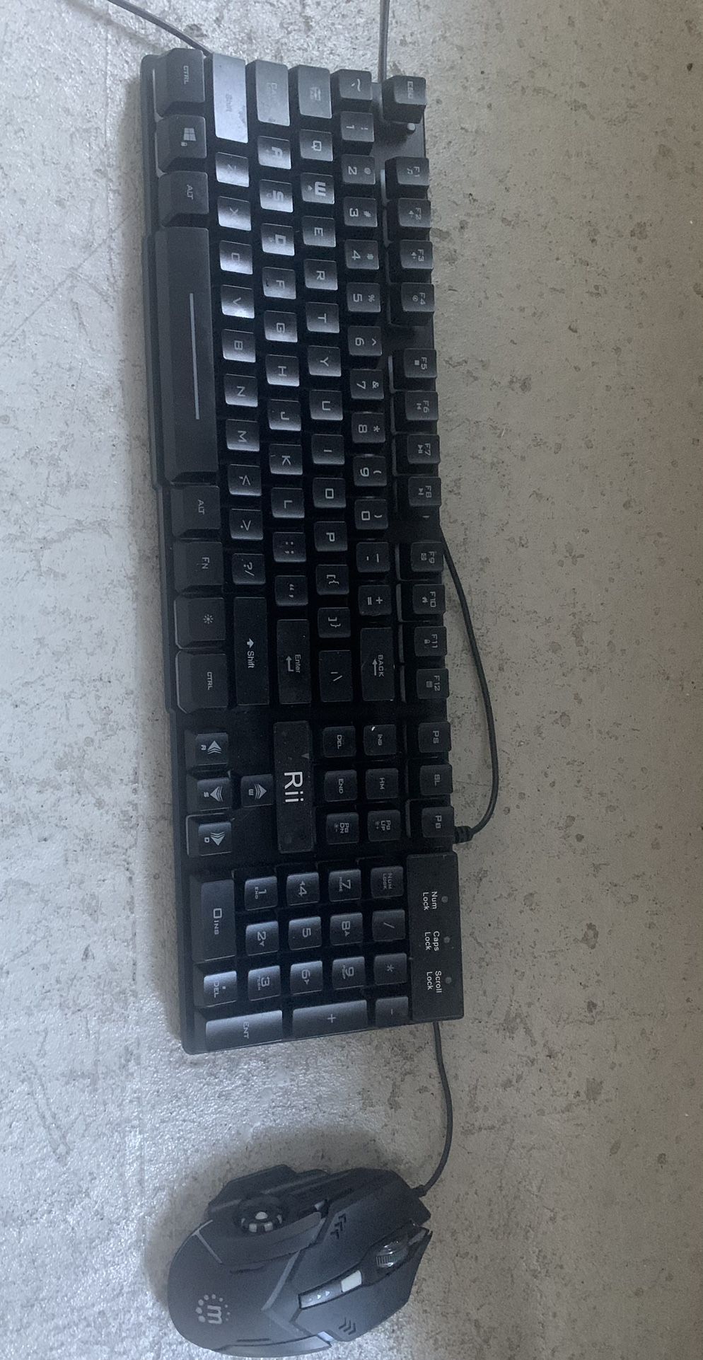 Gaming Keyboard And Gaming Mouse